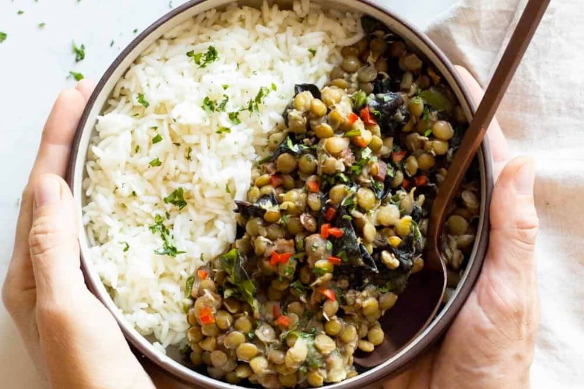Palatable Steamed Grains and Lentils