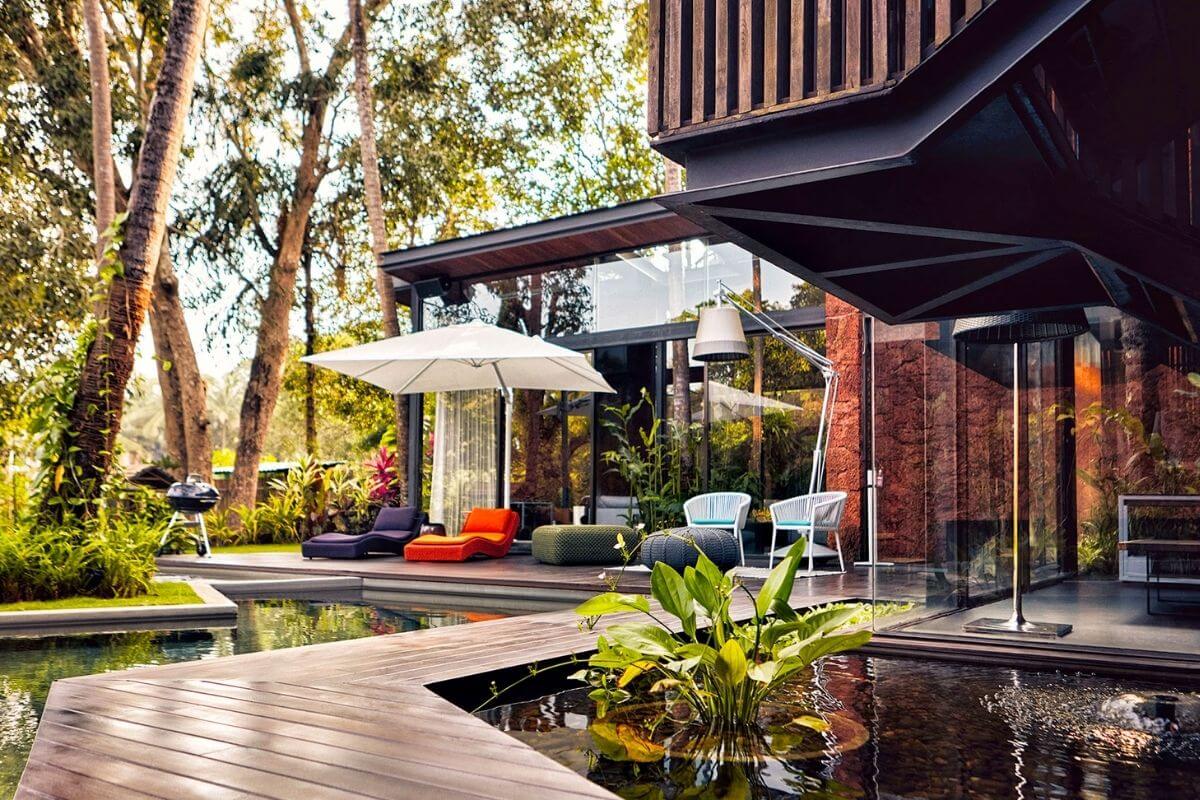 villa in palms
